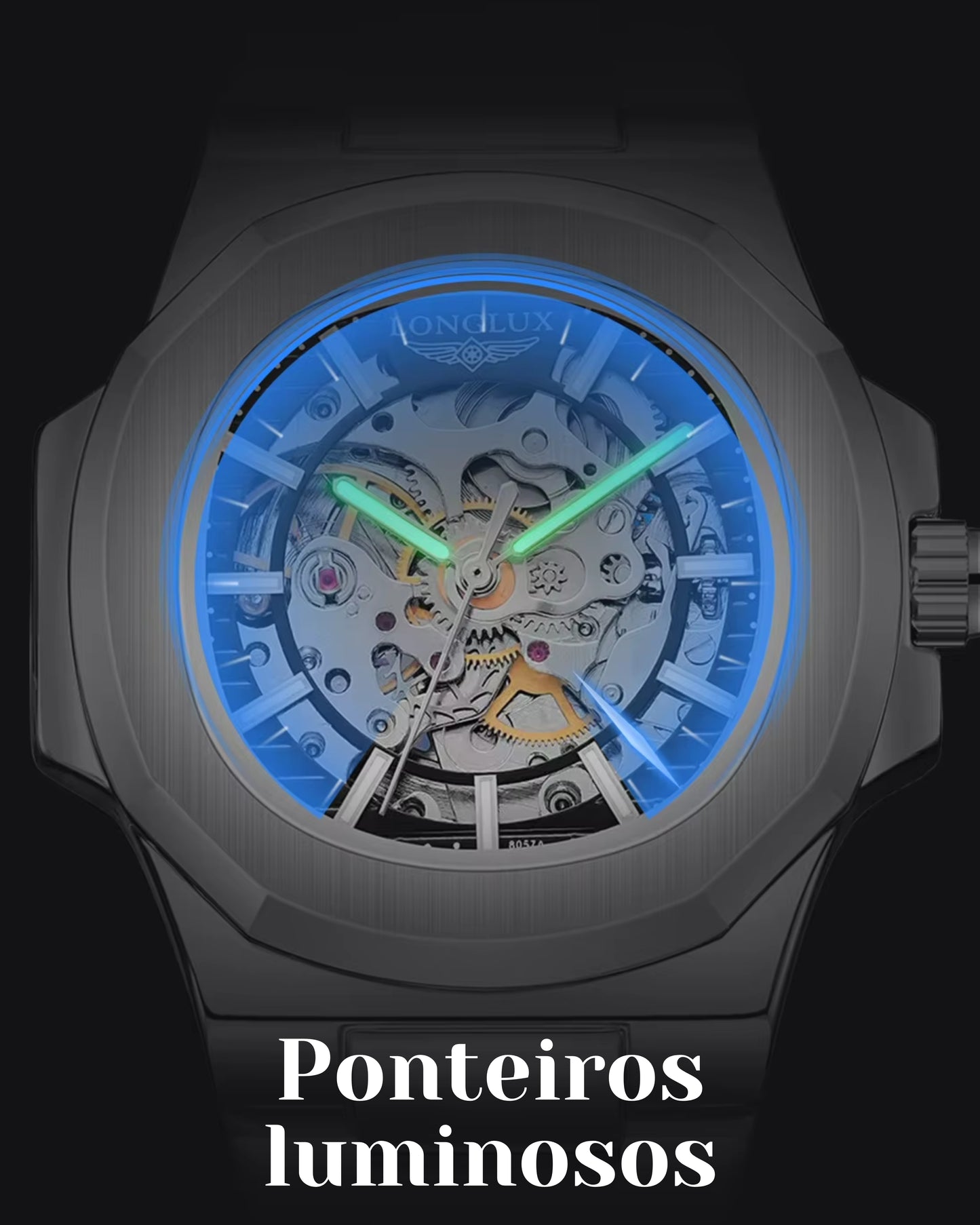 Relógio Longlux luxo