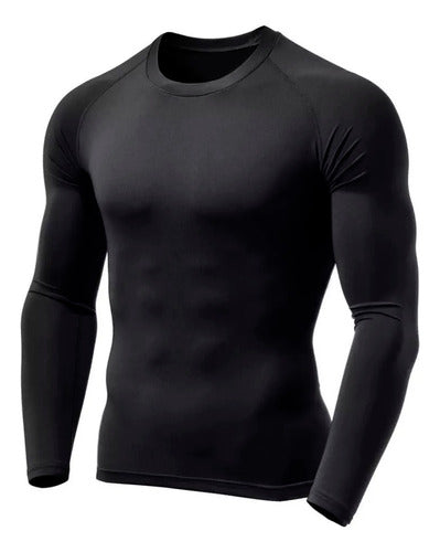 Camisa Térmica De Proteção Solar Uv 50+ Inverno E Verão